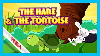 The Hare and The Tortoise Story  Bedtime Story by Kids Hut  English Stories For Kids [upl. by Laro]