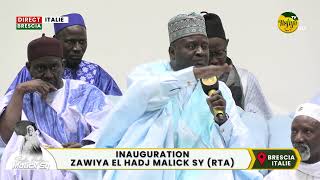 🚨DIRECT ITALIE INAUGURATION ZAWIYA SEYDIL HADJ MALICK SY BRESCIA [upl. by Ylellan]