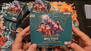 One Piece TCG  Two Legends OP08 Box Opening First Video Of The Channel Check It out [upl. by Perlis]