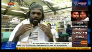 Audley Harrison David Haye Im Gonna Take Your Belt [upl. by Imik]