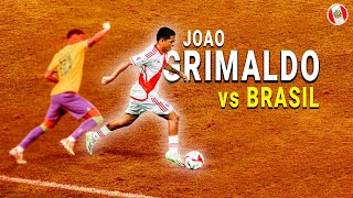 Joao Grimaldo vs Brasil  DEBUT Selección Peruana ● 2023ᴴᴰ [upl. by Ominoreg]