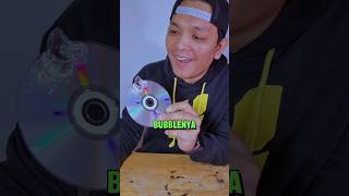 CD bekas bisa ngeluarin bubble eksperimen [upl. by Notsniw]