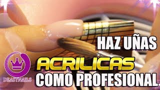 COMO ESCULPIR CORRECTAMENTE UÑAS ACRILICAS  NUEVA TÉCNICA ESCULPIDO DE ACRYLIC NAILS de DEASYNAILS [upl. by Fante]