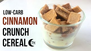 Keto Cinnamon Crunch Cereal  LowCarb Cinnamon Toast Crunch Recipe  SugarFree Breakfast Cereal [upl. by Odnalref379]