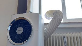 Klimaanlage Fensterdurchführung ❄ PERFEKTE Fensterabdichtung für jedes Klimagerät mit Abluftschlauch [upl. by Miguel287]