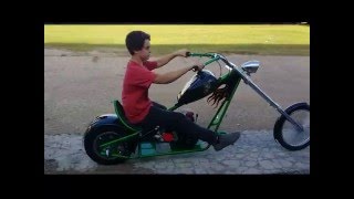 12 Year Old Builds Mini Chopper [upl. by Ilrebmik]