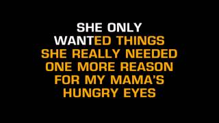 Merle Haggard Hungry Eyes Karaoke [upl. by Salamone]