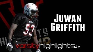 Juwan Griffith 2013 MidSeason Highlights Bergenfield Bears Football [upl. by Bohon]