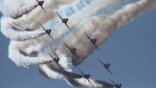 Impressive Air Show  Volkel 2013 Red Arrows F16 F18 Frecce Tricolori   HD [upl. by Tenenbaum]