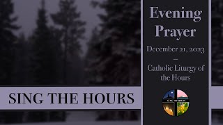 122123 Vespers Thursday Evening Prayer of the Liturgy of the Hours [upl. by Ahseyd]