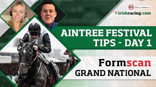 Aintree Grand National Festival Tips Day One  Formscan [upl. by Allisirp798]