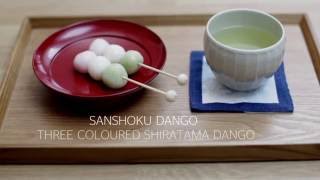 JapanCentre  How To Make Sanshoku Dango [upl. by Najar]