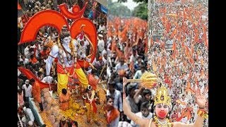 Sri Ram Navami Shobha Yatra 2018 hyderabad [upl. by Solracnauj918]