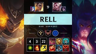 Rell Support vs Rakan  EUW Grandmaster Patch 1423 [upl. by Naliorf]