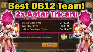 Fastest DB12 Team 30sec AVG Consistent  2x Astar Tricaru  Summoners War [upl. by Acimehs922]