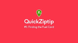 QuickZiptip 1  Finding the Fuel Card [upl. by Dickerson]