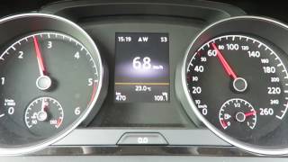 2016 VW Golf 7  20TDI DSG  0120 kmh Sport Mode [upl. by Siddra]