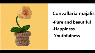 How to crochet a convallaria majalis part2 [upl. by Alleroif44]