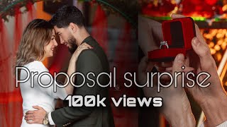 Rewan amp Meryam  Proposal surprise 💍 [upl. by Ordnaxela]