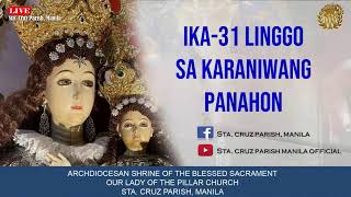 Ika31 Linggo sa Karaniwang Panahon  PRESIDER REV FR ARMANDO TIPONES SSS [upl. by Sokul]