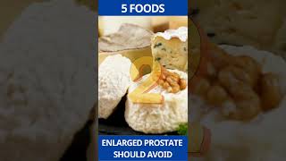 5 FOODS TO AVOID FOR ENLARGED PROSTATE  Health Journey [upl. by Wanids]