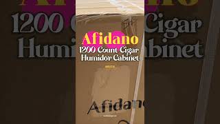 Afidano 1200 Cigar Humidor Unboxing cigarsociety review cigarexperience humidor cigarhumidor [upl. by Arik]