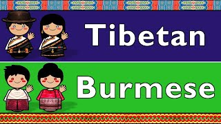 TIBETOBURMAN TIBETAN amp BURMESE [upl. by Relyat417]