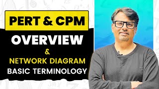 PERT amp CPM Overview  Draw a Network Diagram of CPM amp PERT by GP Sir [upl. by Aisya]