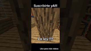 Hermano cayo la ley minecraft humor minecraftmemes aldeano [upl. by Atinet659]