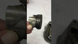 The piston was torn apart The piston from 125cc is jammed major engine repair tuningparts tuning [upl. by Owens]