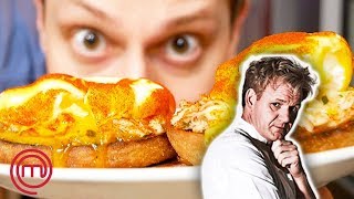 Gordon Ramsay Crab Benedict CHALLENGE [upl. by Ravaj771]