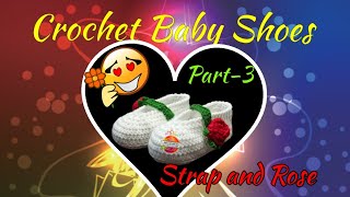 Crochet Baby Shoes Part3 💕Amarjyotis Crochet World 🌍 [upl. by Oznarol461]