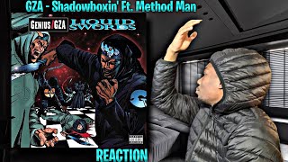 FLOW LIKE WATER GZA  Shadowboxin Ft Method Man REACTION  First Time Hearing [upl. by Anaicilef]