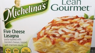 Michelina’s Lean Gourmet Five Cheese Lasagna Review [upl. by Vey3]