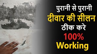 Wall Dampness Treatment  दीवार की सीलन को कैसे रोके  100  Working  Dr Fixit Waterproofing [upl. by Leshia]