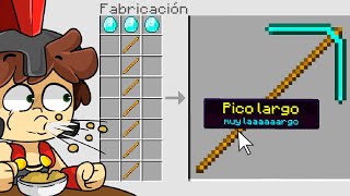 Minecraft PERO LOS CRAFTEOS son MUY LARGOS 😂 [upl. by Vivyanne]