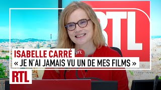 Isabelle Carré  quotJe nai jamais vu un de mes films je préfère garder en tête mon film rêvéquot [upl. by Netsoj]