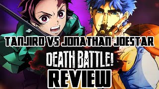 Tanjiro VS Jonathan Joestar DEATH BATTLE Review [upl. by Acinat232]