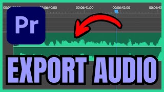 How To EXPORT AUDIO In Premiere Pro Quick amp Easy [upl. by Etyak]