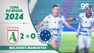 SOUSAPB 2 X 0 CRUZEIRO  MELHORES MOMENTOS  COPA DO BRASIL  geglobo [upl. by Yhtorod]