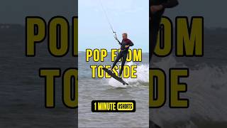 How to POP from toeside  Kiteboarding SA Masterclass [upl. by Gurias]