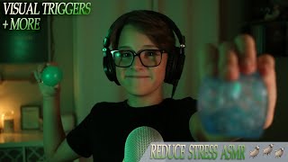 Reduce Stress ASMR VISUAL TRIGGERS AND MORE [upl. by Amehsyt]