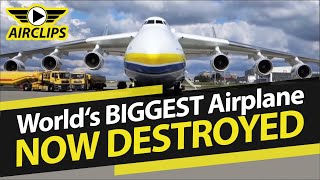 Antonov 225 Mriya ULTIMATE MOVIE about flying worlds largest airplane AirClips full flight series [upl. by Maurits]