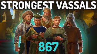 CK3 5 of the Most POWERFUL Vassal Starts in 867AD [upl. by Bernette204]