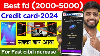 Best fd credit cards 2024  credit cards for beginners  Best Credit Cards 2024  Lifetime free [upl. by Carine]