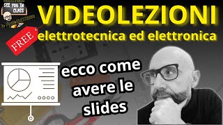 Videolezioni di elettrotecnica ed elettronica presentazione canale YouTube recensione libri [upl. by Aleacem]