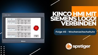 Kinco HMI und Siemens LOGO Wochenzeitschaltuhr [upl. by Carmencita]