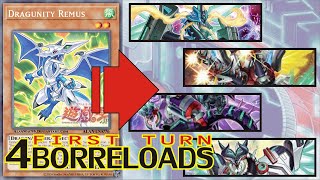 YGO 1ST TURN 4 BORRELOADS Ritual Fusion Synchro and Link Summon ft Speedburst amp Dualwiel [upl. by Nylehtak]