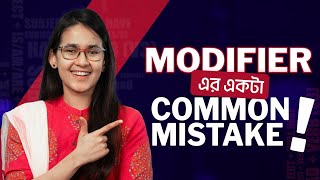 Modifier এর একটা Common Mistake  Dangling Modifier  ঘরে বসে English Grammar  Munzereen Shahid [upl. by Ganiats]