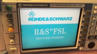 Rohde amp Schwarz spectrum analyzer [upl. by Del]